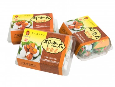 鄧?yán)咸}皮蛋6枚簡(jiǎn)易包裝300克*10盒